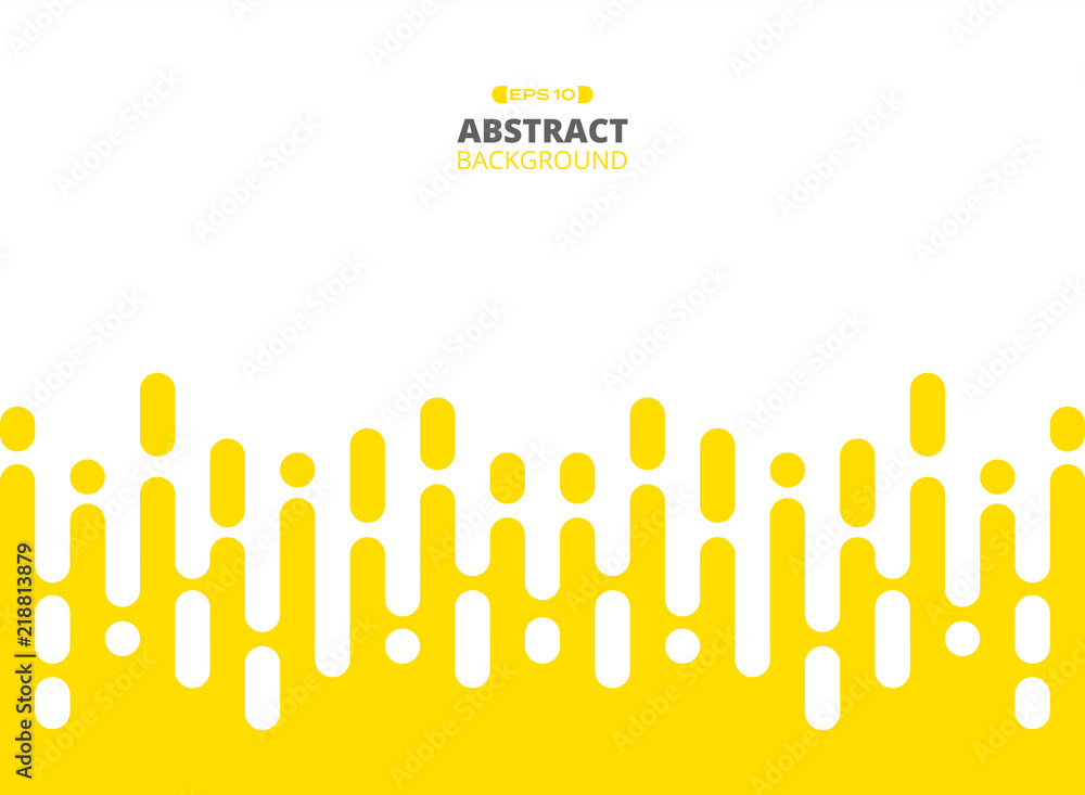 Poster abstract of yellow color stripe patterns background.