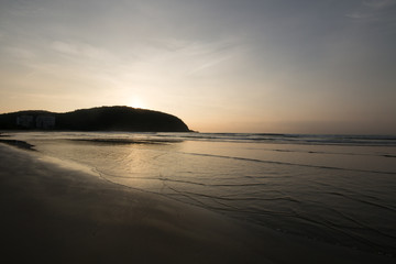 Beach in Black and White