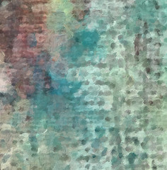 Abstract grunge pattern. Background painted in oil by dry brush. Textured surface abstraction. Drawn texture. Close-up chaotic strokes on canvas. - 218815631
