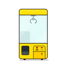 Claw Machine filled outline icon