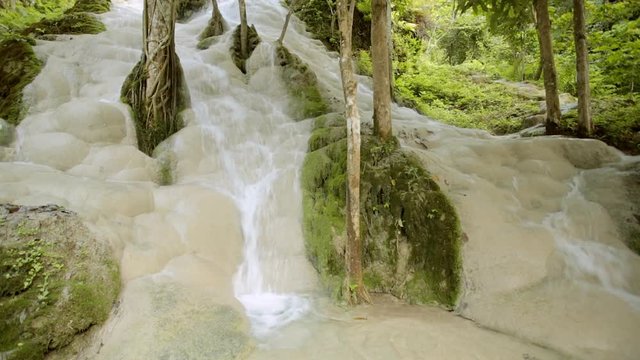 Namtok Bua Tong (Sticky waterfall) in Northern Thailand