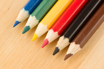 Obraz premium many colored pencils