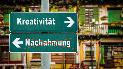 Schild 350 - Kreativität