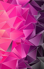 Fototapeta premium Triangular 3d, modern background