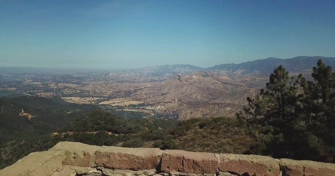 Drone fly by over an old ruin called Knapp's Castle outside Santa Barbara, CA. The castle was a private mansion built in 1916 but was destroyed by a forest fire in 1940.