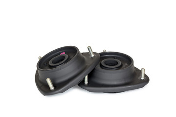 Shock absorber top mounting kit isolated above white background.