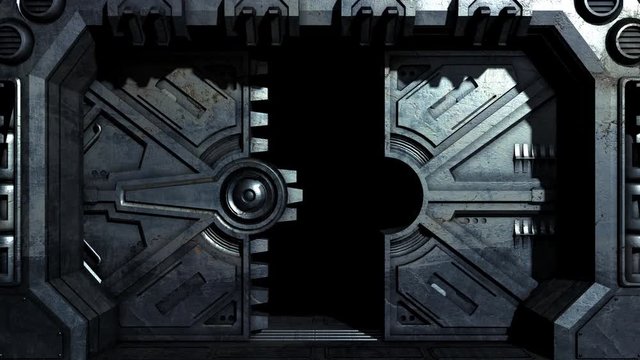 Sci-Fi Door Opening 1
