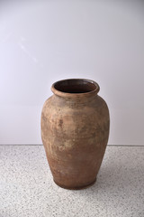 Old pottery, pitcher in Greek style