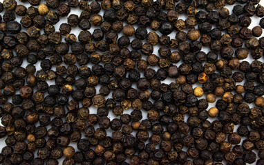 Black peppers  background