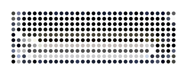Abstract modern dot panorama design background illustration