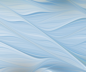 Abstract fractal background with blue waves