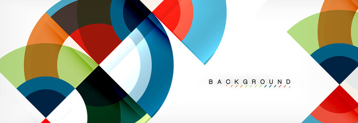 Obraz premium Vector circular abstract background