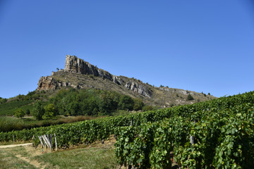 Fototapeta premium Roche de Solutré (Saône-et-Loire)
