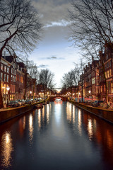 Fototapeta premium Amsterdam by night