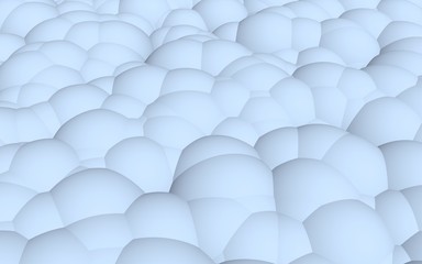 3d rendering picture of blue balls. Abstract wallpaper and background. 3D illustration