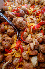Sausage Peppers and Onions