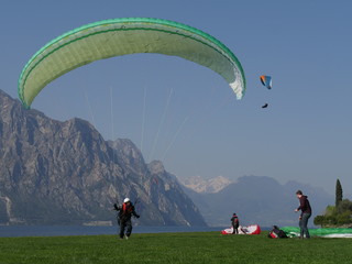 Malcesine - campo volo parapendio del lungolago nord