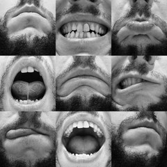 different mouth expressions