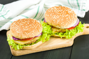 cheeseburger quick and tasty breakfast