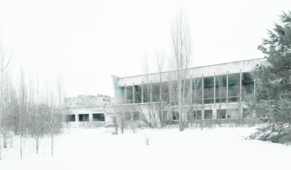 Landscape of Prypiat, Ukraine