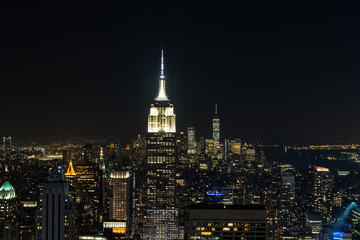 Fototapeta na wymiar New York by Night