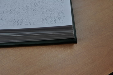 Braille book, braille paper, paper, white braille paper, page, books,  education book,  object