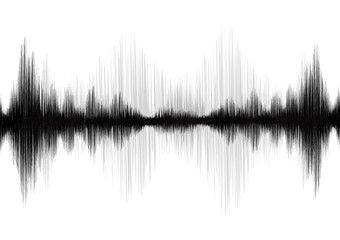 Earthquake Wave on white background,Vibrate and Waving concept,audio wave diagram,design for education and science,Vector Illustration.