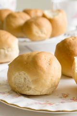 Dorset Knob a traditional triple baked hard and crispy bread roll and were originally made from leftover dough with added sugar and butter