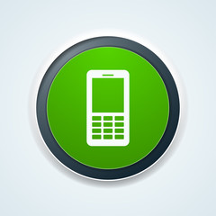 Mobile Phone button illustration