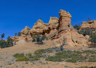Fototapeta na wymiar Utah Mountain Rocks