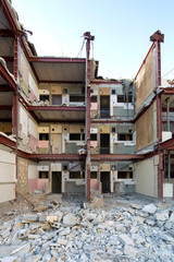 建物の解体現場