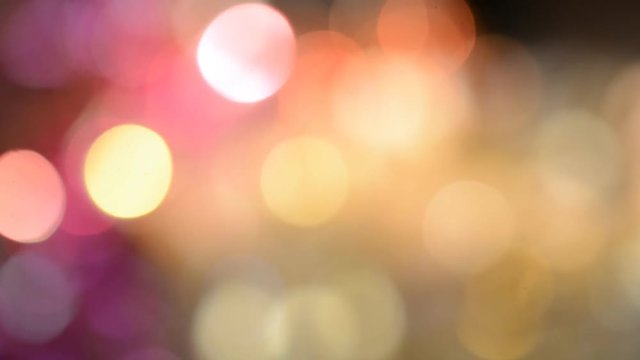 golden bokeh abstract background, hd footage