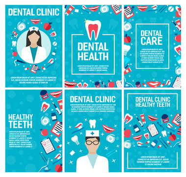 Dental clinic and dentistry brochure