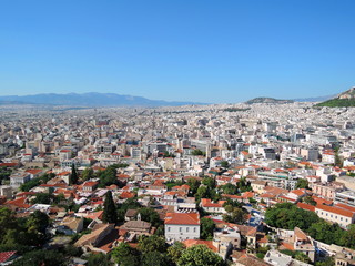 Fototapeta na wymiar View to Athens, Greece