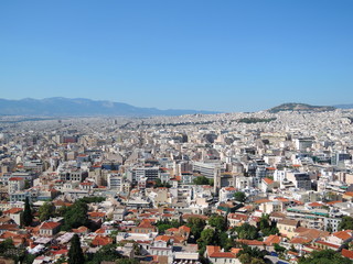 View to Athens, Greece