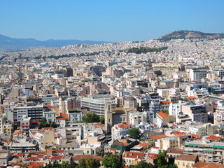 Fototapeta na wymiar View to Athens