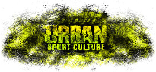 Urban city art. Street sport graphic style. Fashion stylish print. Template apparel, card, label,...