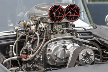 A Huge Muscle Car Engine