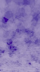 Background of abstract purple color smoke. The wall of purple fog. 3D illustration