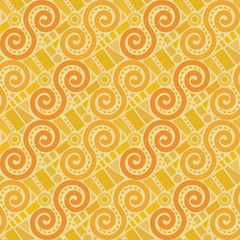 Retro abstract geometric vector seamless pattern background 4