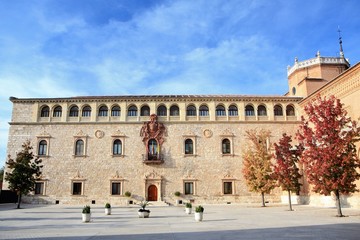 Fototapeta na wymiar Madrid, dans la cour d'une faculté d'Alcala de Henares