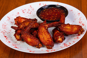 Spicy chicken wings