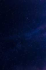 Night stars during full moon