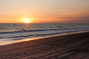 sunset in Guatemala