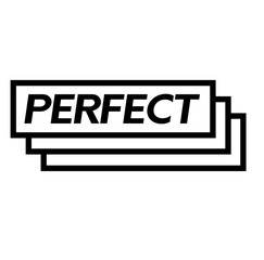 perfect stamp on white