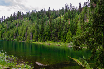 Half Moon Lake in the Colville National Forest