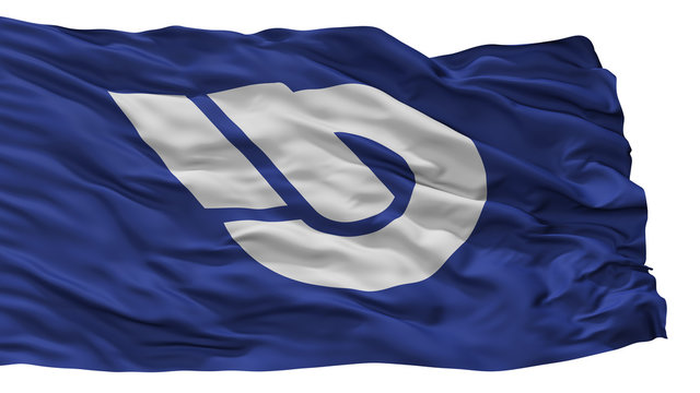 Toride City Flag, Country Japan, Ibaraki Prefecture, Isolated On White Background
