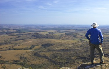 Naklejka premium Król świata