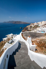 Obraz premium Santorini Grecja Wakacje na wyspie