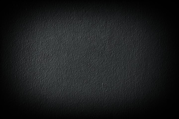 Black Concrete Wall Texture Background 